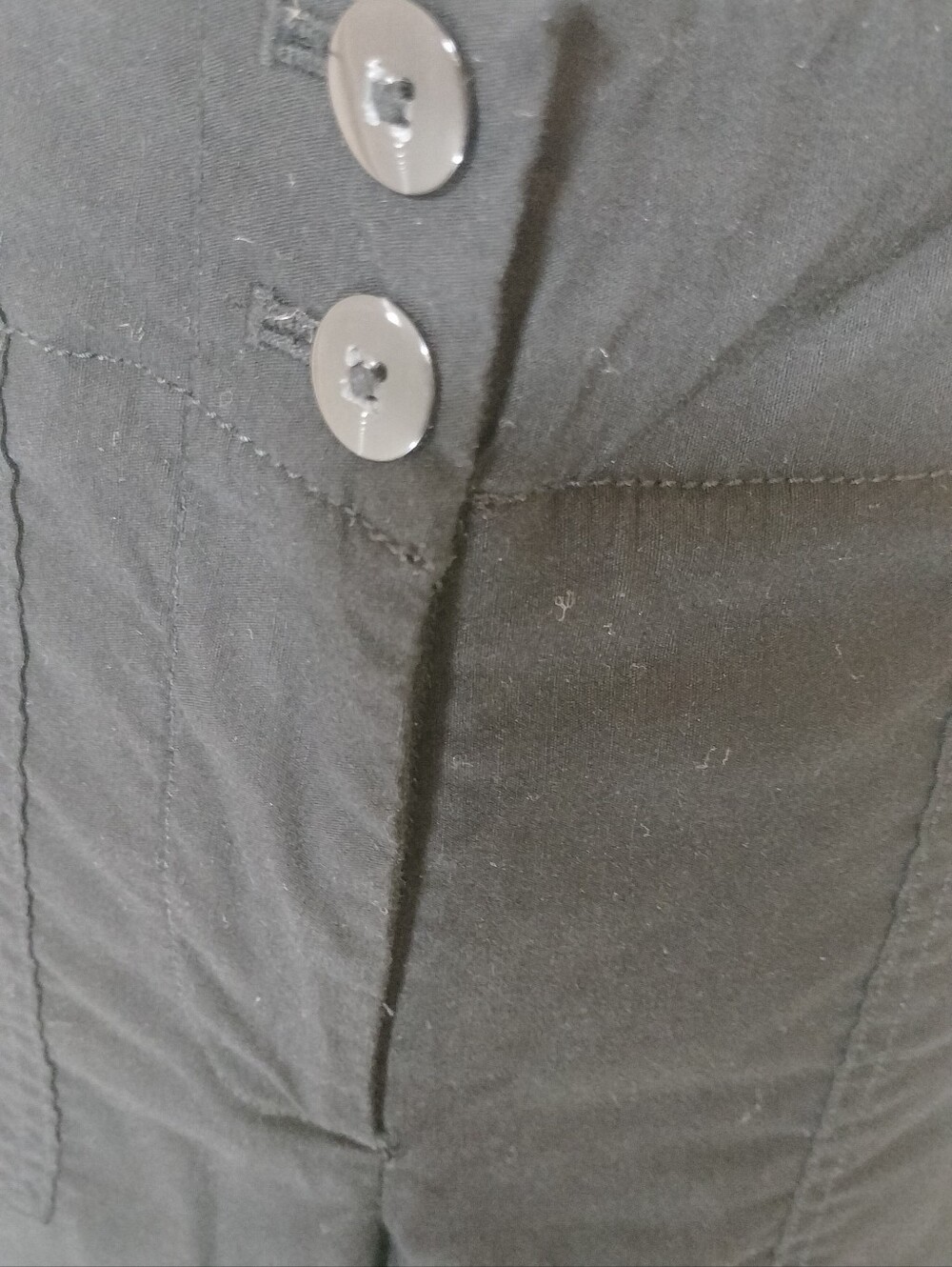 EUC! Maeve by Anthropologie Women's Black Wide Leg Jeans. Size 4 - Picture 3 of 6